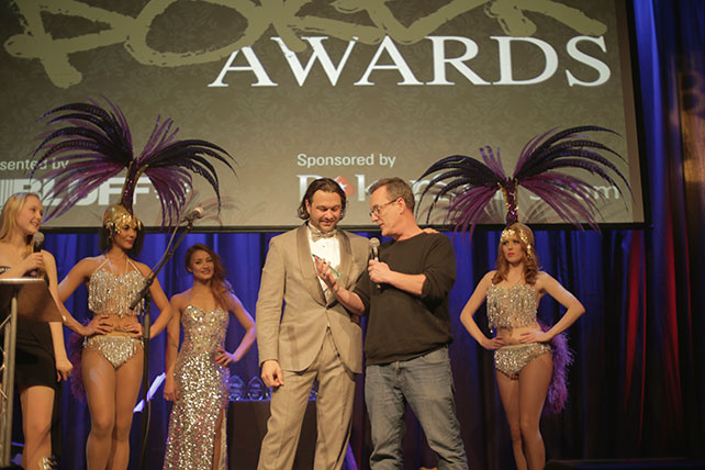 British Poker Awards ceremony