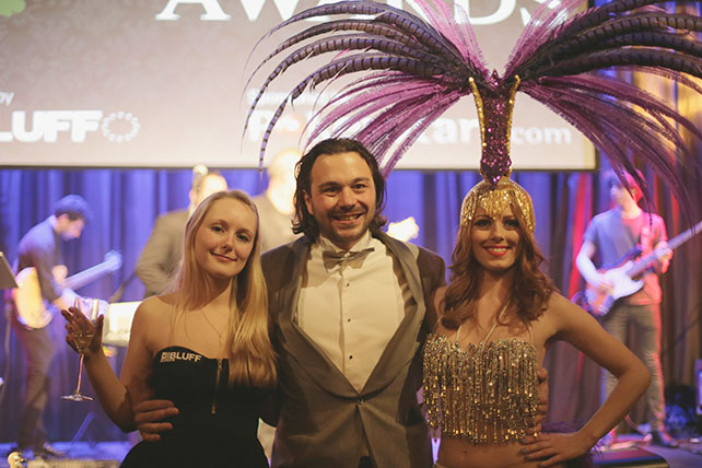 British Poker Awards ceremony