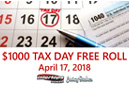 Pair to run $1,000 Tax Day Freeroll