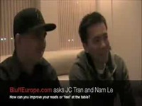 JC Tran and Nam Le: How can you improve your reads or feel at the table?