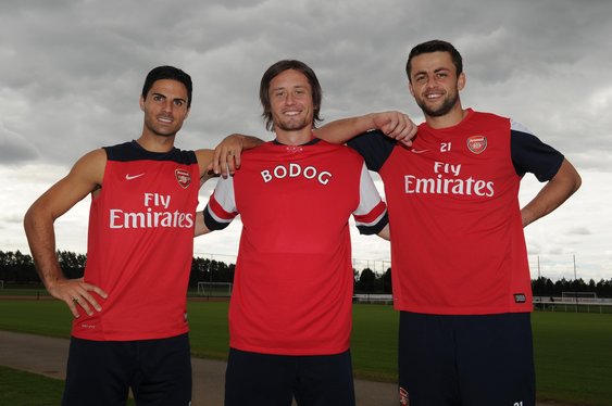 Arsenal Partner with Bodog