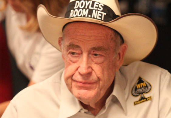 Doyle Brunson Loses his Poker Face