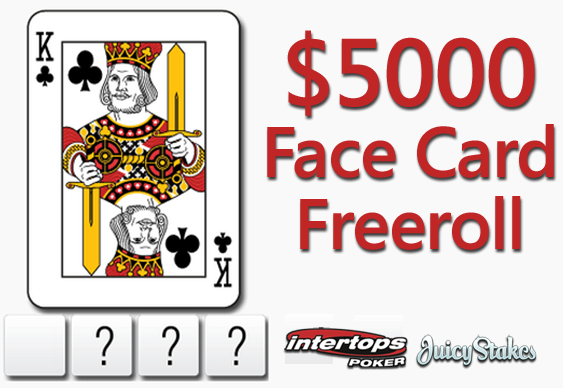 $5k Face Card Freeroll at Intertops / Juicy Stakes This Weekend