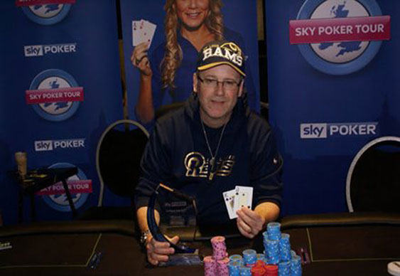 Aaron Flamand wins Sky Poker Tour London