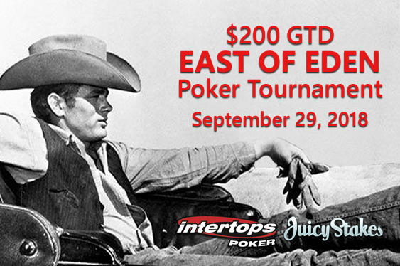 $200 GTD ‘East of Eden’ Poker Tournament Salutes Hollywood Icon James Dean