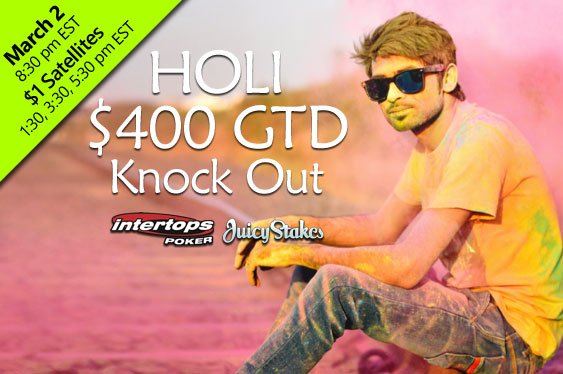 Celebrate Holi with online poker