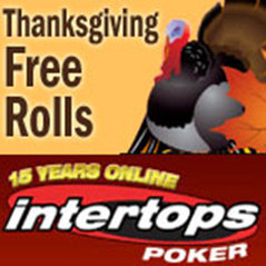 Five fantastic freerolls this weekend from Intertops Poker