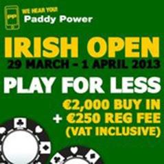 2013 Irish Open details revealed