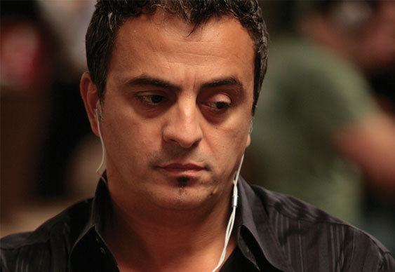 Joe Hachem and Victor Ramdin at The Big Event final table in LA
