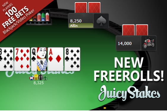 Daily Freerolls Hit Juicy Stakes