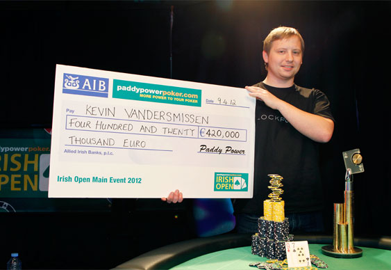 Kevin Vandersmissen wins 2012 paddypower.com Irish Open