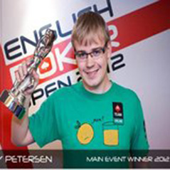 Mickey Petersen is the English Poker Open champion