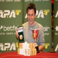 Tod Wood is APAT English Amateur Poker champion