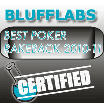 Best Poker RakeBack 2010-11